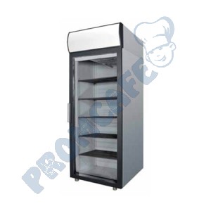 Шкаф холодильный среднетемпературный марки «POLAIR» DM 105-G   (ШХ 0,5 ДС нерж)