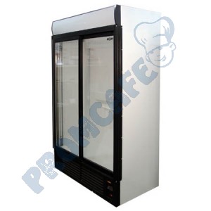 Шкаф-купе холодильный среднетемпературный торговый стеклянные двери (0…+8) Интер Inter-800Т Ш-0,8СКР