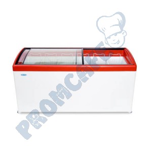 Ларь морозильный с гнутыми стеклянными створками (-18,-25С) (4 класс) ЭКО-1 МЛГ-600