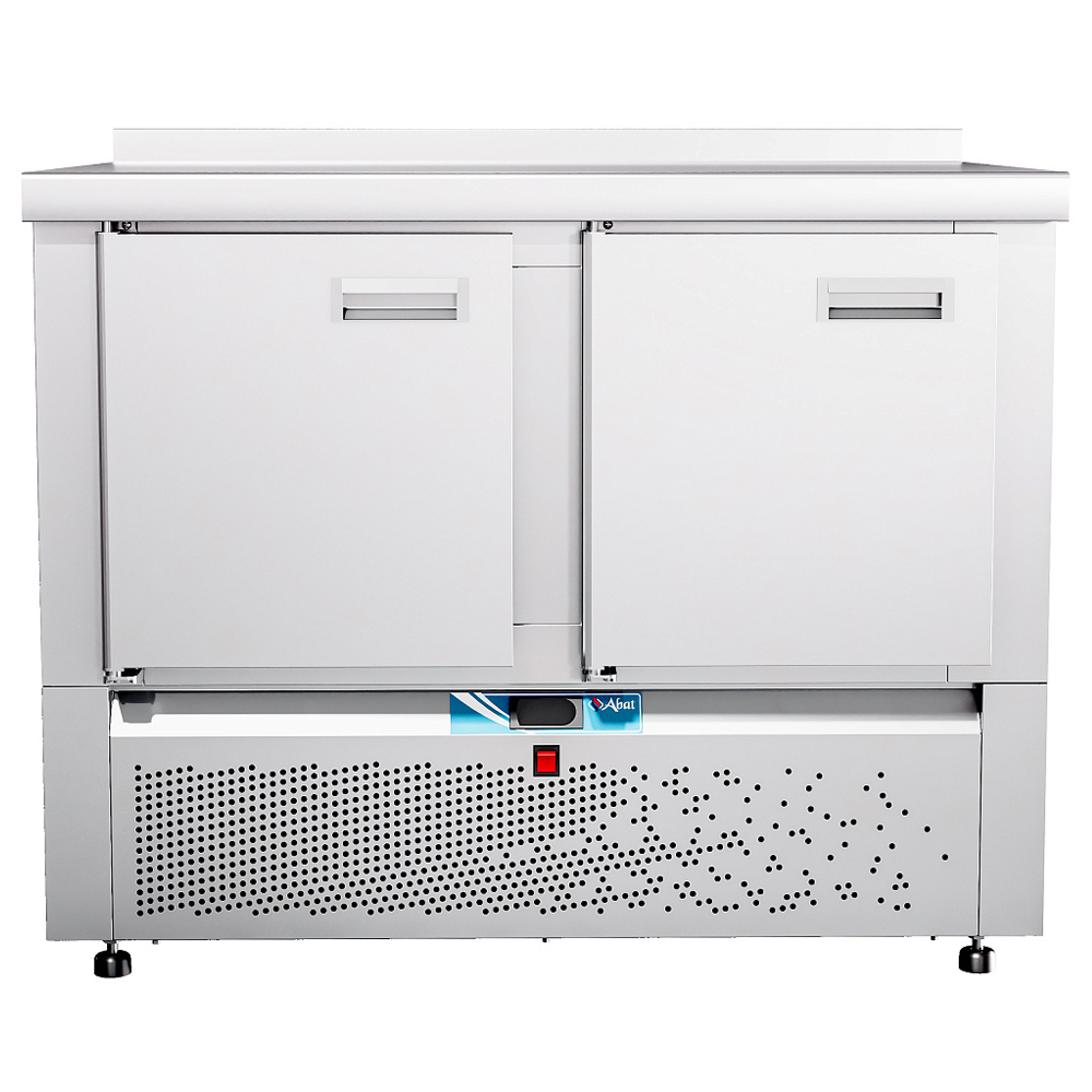 Стол холодильный среднетемпературный с нижним расположением агрегата СХС-70Н-01 с бортом Abat